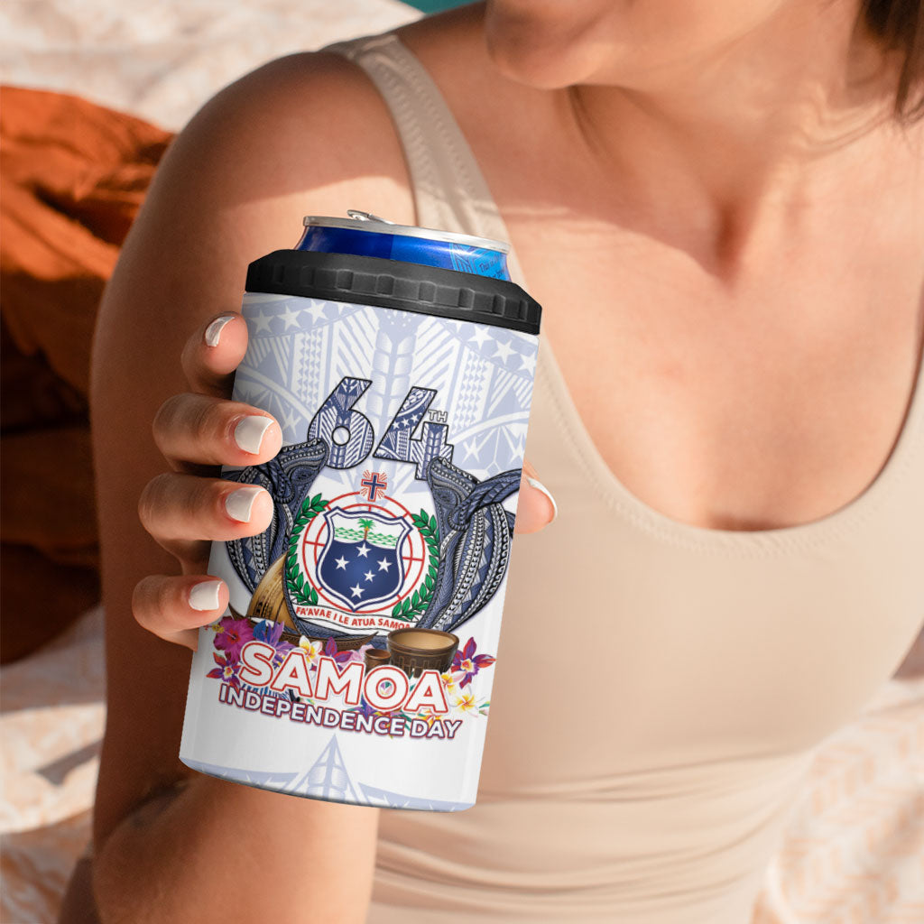 Samoa Independence Day 4 in 1 Can Cooler Tumbler Samoa United For A New Beginning