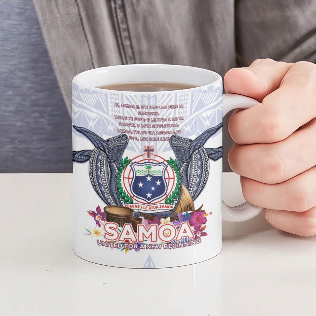 Samoa Independence Day Ceramic Mug Samoa United For A New Beginning