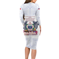 Samoa Independence Day Family Matching Long Sleeve Bodycon Dress and Hawaiian Shirt Samoa United For A New Beginning