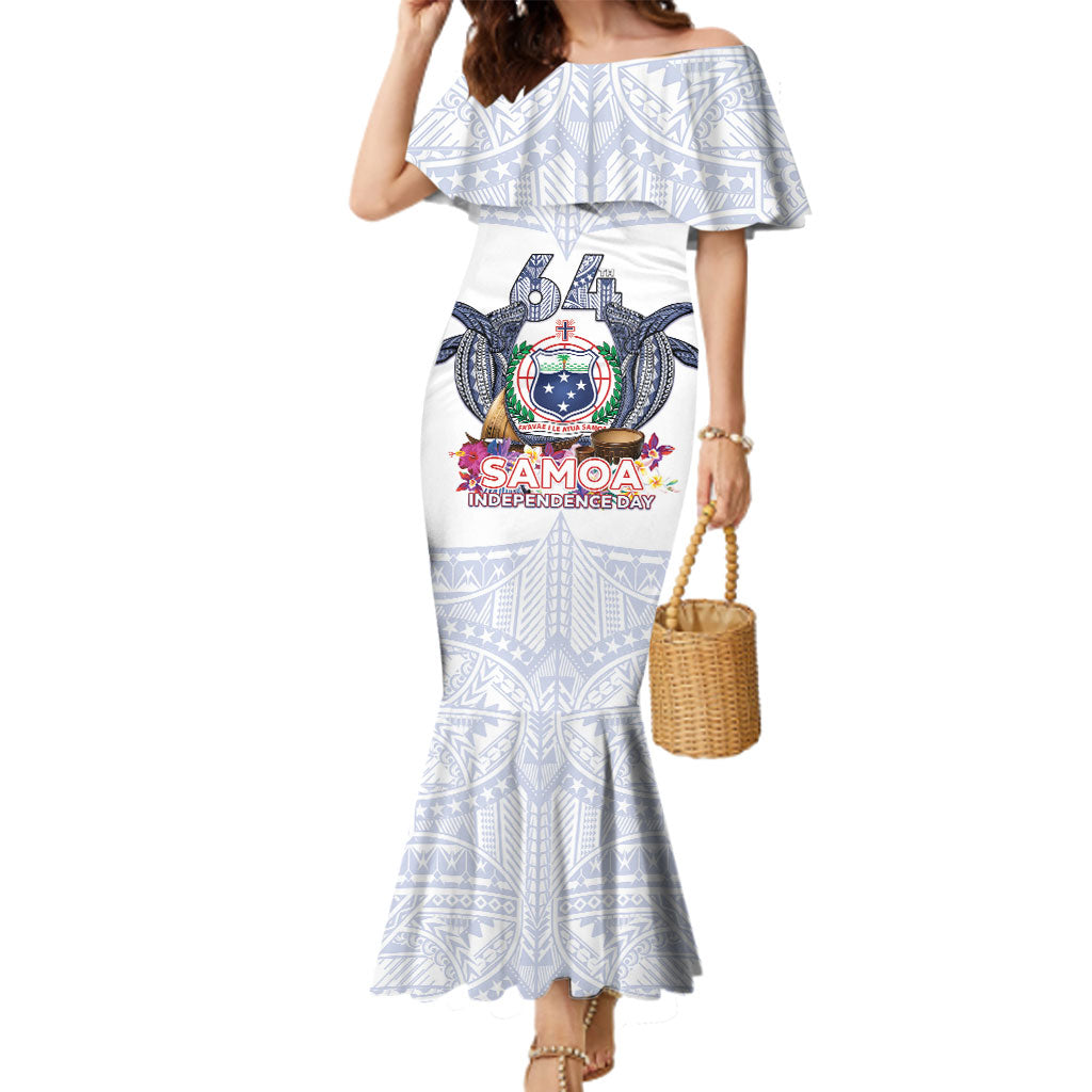 Samoa Independence Day Family Matching Mermaid Dress and Hawaiian Shirt Samoa United For A New Beginning