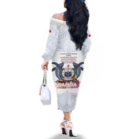 Samoa Independence Day Family Matching Off The Shoulder Long Sleeve Dress and Hawaiian Shirt Samoa United For A New Beginning