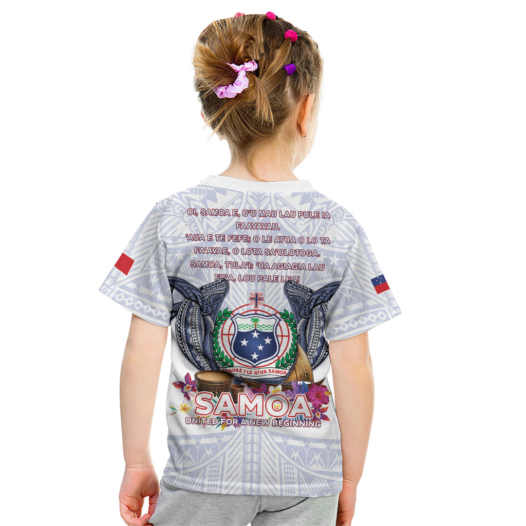 Samoa Independence Day Kid T Shirt Samoa United For A New Beginning