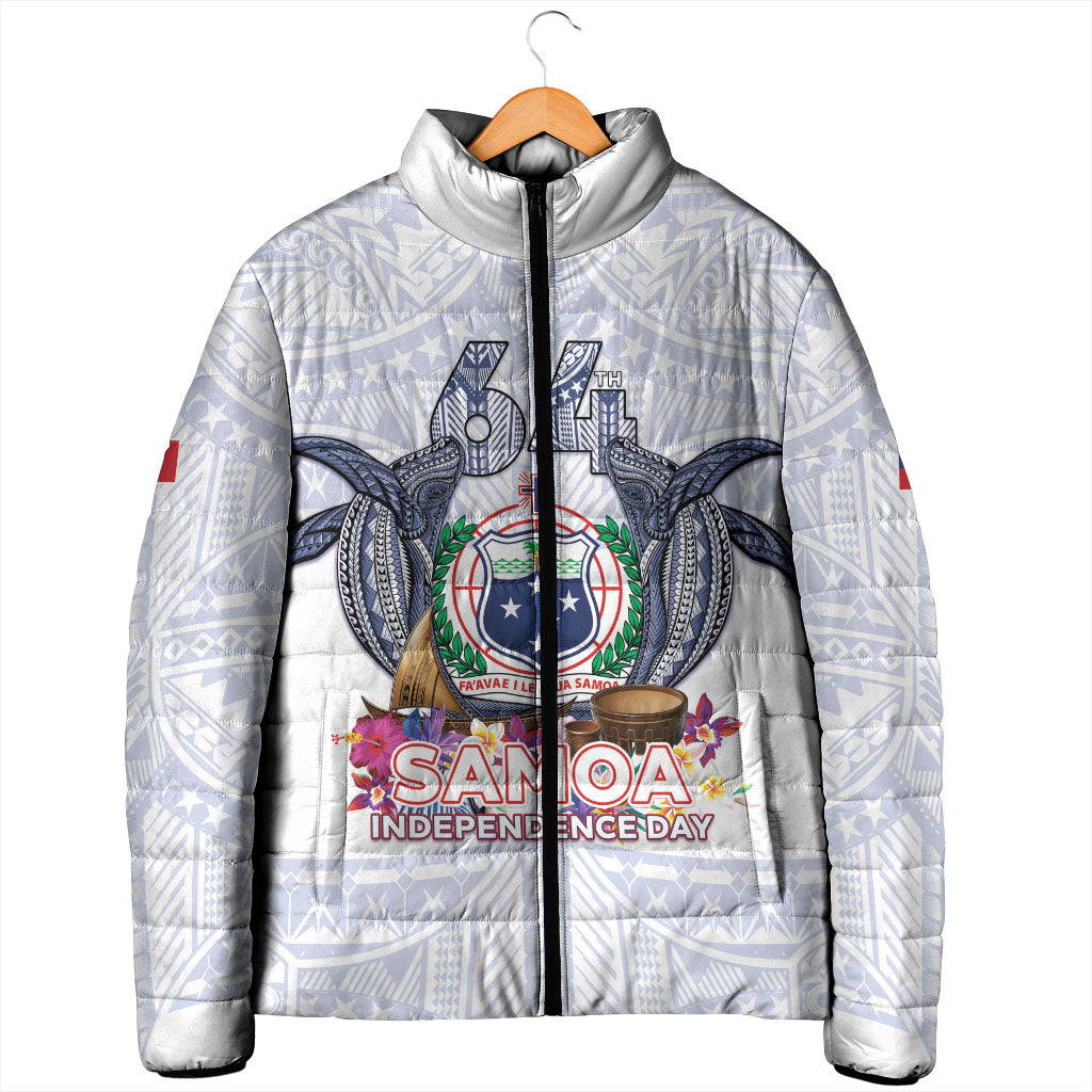 Samoa Independence Day Padded Jacket Samoa United For A New Beginning