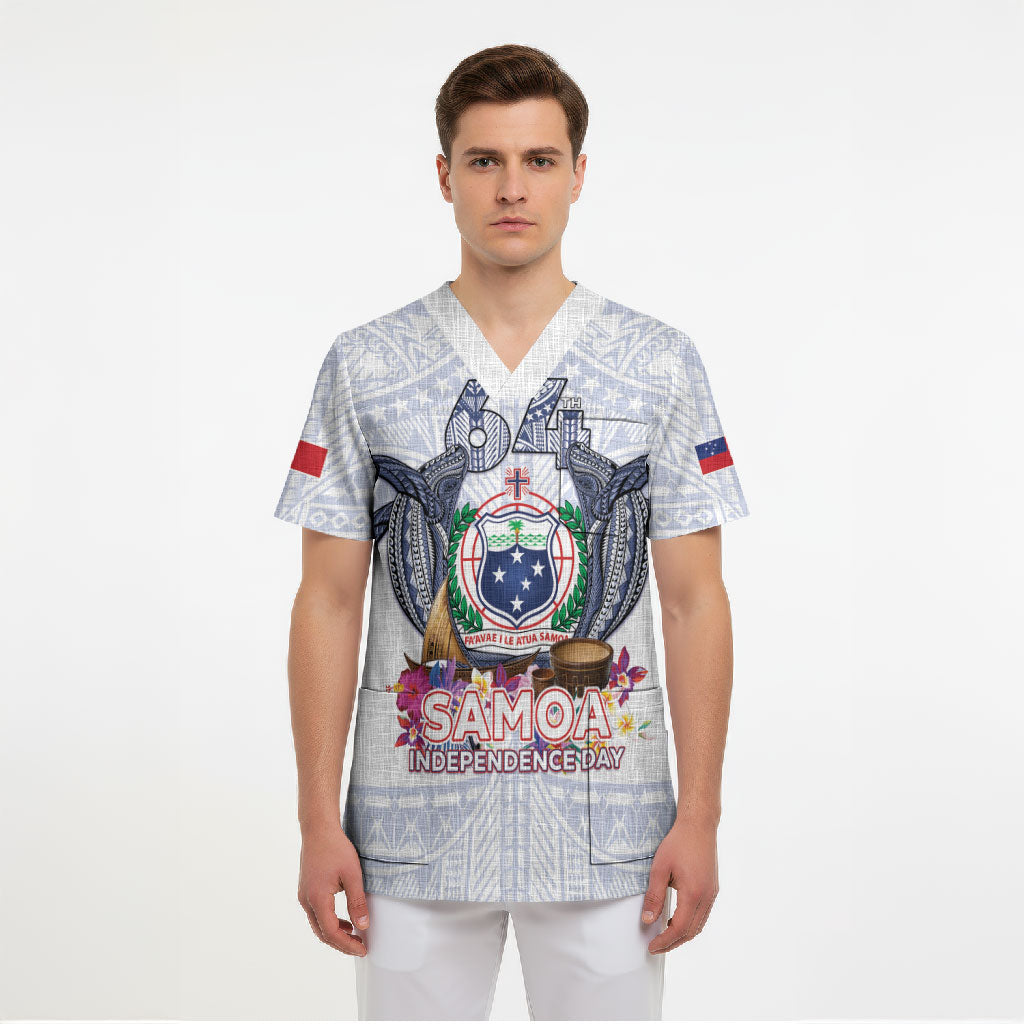 Samoa Independence Day Scrub Top Samoa United For A New Beginning