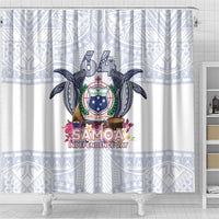 Samoa Independence Day Shower Curtain Samoa United For A New Beginning