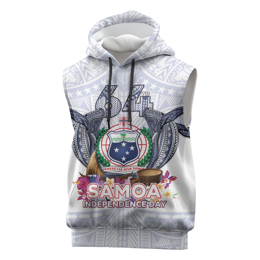 Samoa Independence Day Sleeveless Hoodie Samoa United For A New Beginning