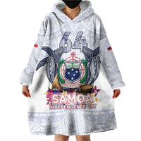 Samoa Independence Day Wearable Blanket Hoodie Samoa United For A New Beginning