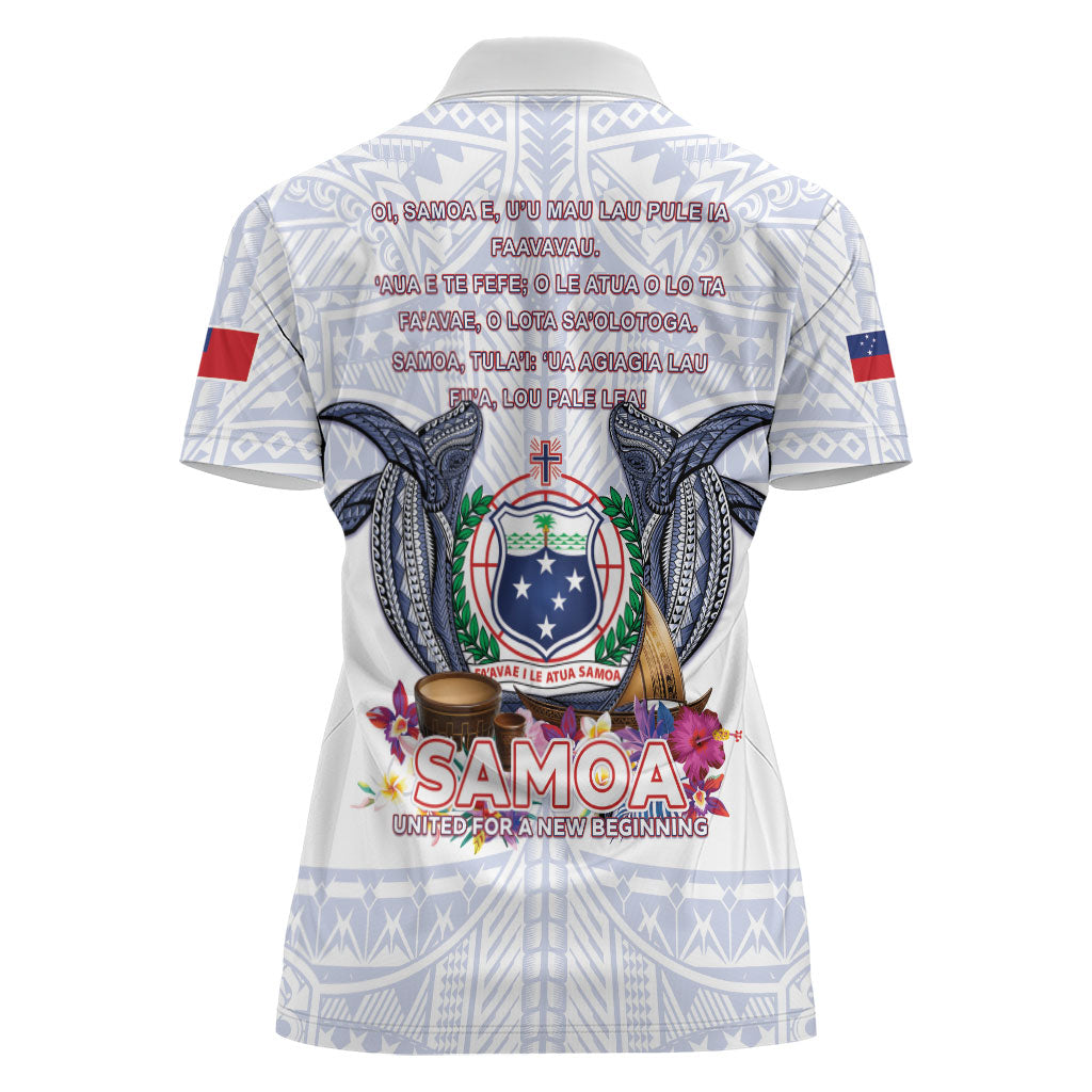 Samoa Independence Day Women Polo Shirt Samoa United For A New Beginning