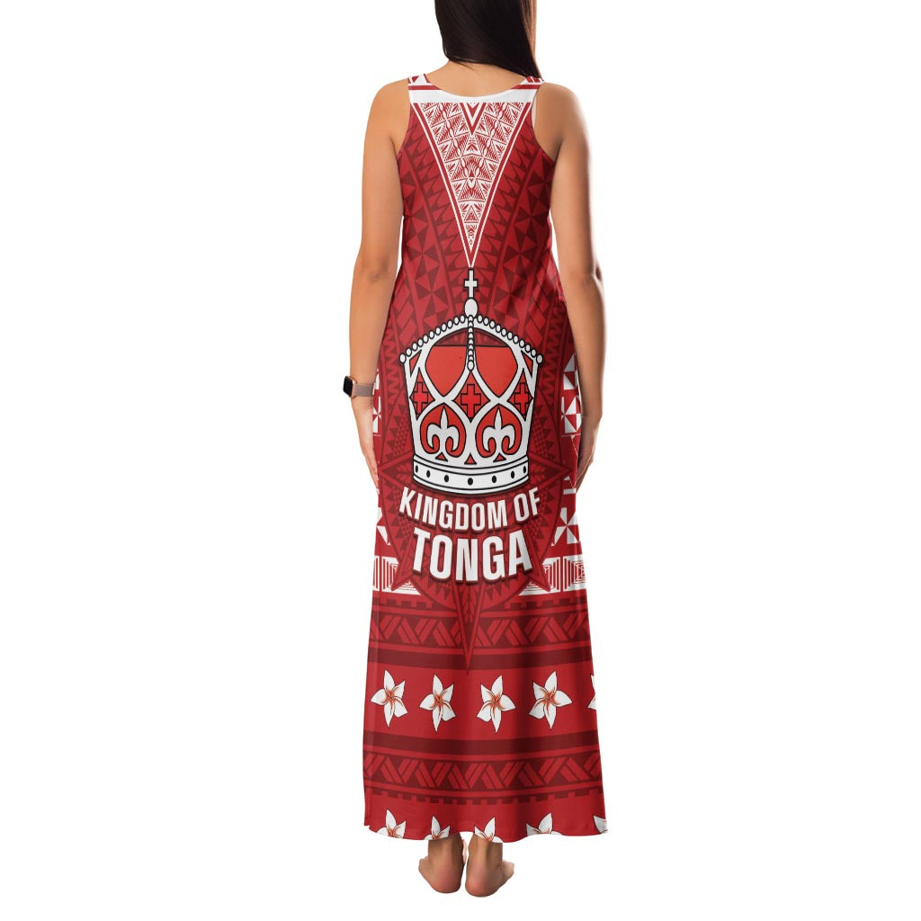 Tonga King Tupou VI Day Family Matching Tank Maxi Dress and Hawaiian Shirt Traditional Tongan Kupesi Pattern LT05 - Polynesian Pride