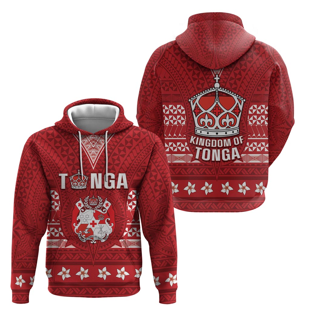 Tonga King Tupou VI Day Zip Hoodie Traditional Tongan Kupesi Pattern