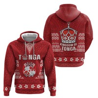 Tonga King Tupou VI Day Zip Hoodie Traditional Tongan Kupesi Pattern
