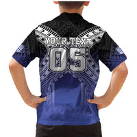 Custom Fiji Drua Family Matching Mermaid Dress and Hawaiian Shirt Fijian Tapa Pattern LT05 - Polynesian Pride