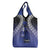 Fiji Drua Grocery Bag Fijian Tapa Pattern
