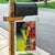 Aboriginal Dot Art Vanuatu Garden Flag Tropical Flowers
