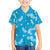 Hawaii Monstera Deliciosa Kid Hawaiian Shirt Blue Plumeria Polynesian Pattern - Polynesian Pride