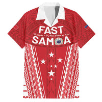 Samoa FAST Family Matching Long Sleeve Bodycon Dress and Hawaiian Shirt Forever Proud Samoan Tribal Pattern - Polynesian Pride