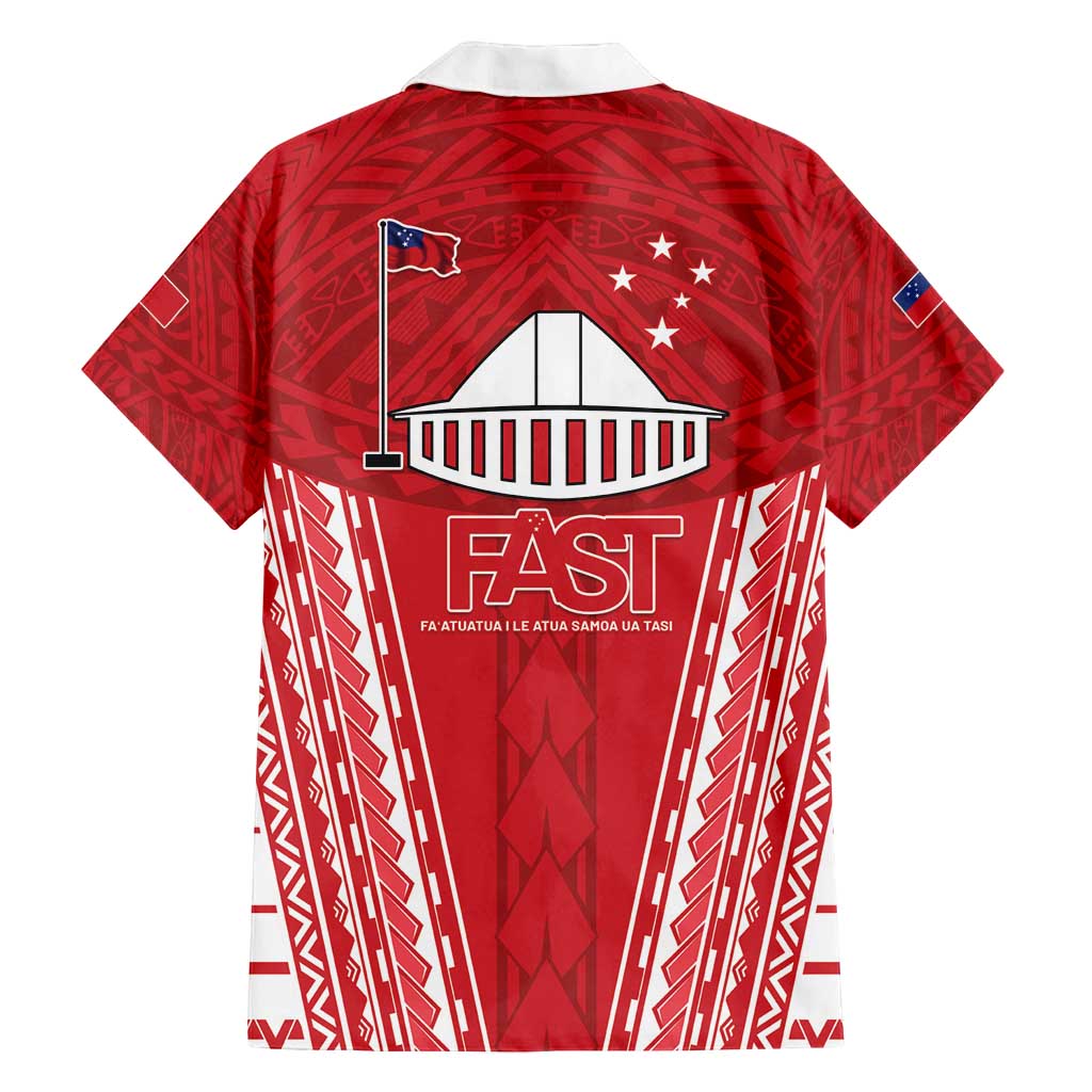Samoa FAST Family Matching Tank Maxi Dress and Hawaiian Shirt Forever Proud Samoan Tribal Pattern - Polynesian Pride