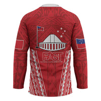 Samoa FAST Hockey Jersey Forever Proud Samoan Tribal Pattern - Polynesian Pride