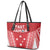 Samoa FAST Leather Tote Bag Forever Proud Samoan Tribal Pattern - Polynesian Pride