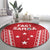 Samoa FAST Round Carpet Forever Proud Samoan Tribal Pattern - Polynesian Pride