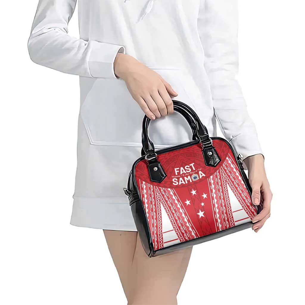 Samoa FAST Shoulder Handbag Forever Proud Samoan Tribal Pattern - Polynesian Pride