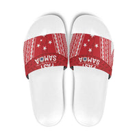 Samoa FAST Slide Sandals Forever Proud Samoan Tribal Pattern - Polynesian Pride