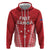 Samoa FAST Zip Hoodie Forever Proud Samoan Tribal Pattern - Polynesian Pride