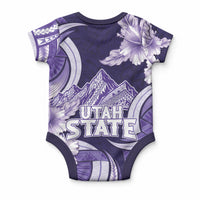 Utah State Polynesian Heritage Baby Onesie Floral Tribal Pattern Tropical Flowers LT05 - Polynesian Pride