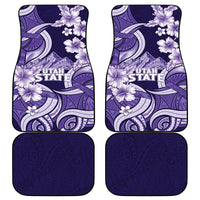 Utah State Polynesian Heritage Car Mats Floral Tribal Pattern Tropical Flowers LT05 - Polynesian Pride