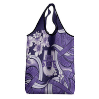 Utah State Polynesian Heritage Grocery Bag Floral Tribal Pattern Tropical Flowers LT05 - Polynesian Pride