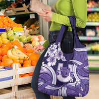 Utah State Polynesian Heritage Grocery Bag Floral Tribal Pattern Tropical Flowers LT05 - Polynesian Pride