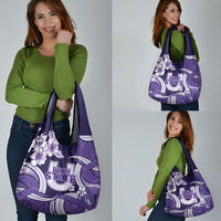 Utah State Polynesian Heritage Grocery Bag Floral Tribal Pattern Tropical Flowers LT05 - Polynesian Pride