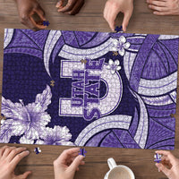 Utah State Polynesian Heritage Puzzle Floral Tribal Pattern Tropical Flowers LT05 - Polynesian Pride