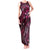 Hawaii Makahiki Season Tank Maxi Dress Floral Tribal Tattoo Pink Galaxy