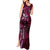 Hawaii Makahiki Season Tank Maxi Dress Floral Tribal Tattoo Pink Galaxy