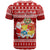 Personalized Tonga Christmas T Shirt Kilisimasi Fiefia Santas Coat Of Arms LT05 - Polynesian Pride