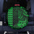 Hawaii Hauoli Makahiki Hou Spare Tire Cover Lono Hawaiian God Kakau Polynesian Tribal Green LT05 - Polynesian Pride