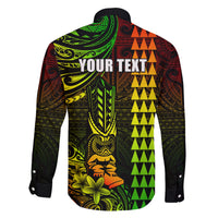 Personalized Hawaii Hauoli Makahiki Hou Family Matching Mermaid Dress and Hawaiian Shirt Lono Hawaiian God Kakau Polynesian Tribal Reggae LT05 - Polynesian Pride