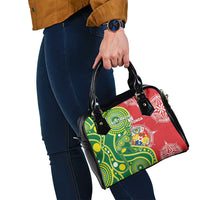 Tonga Australia Rugby Shoulder Handbag Kangaroos And Tonga Mate Maa Together