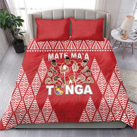 Tonga Rugby Bedding Set Tonga Mate Ma'a Take The Lead