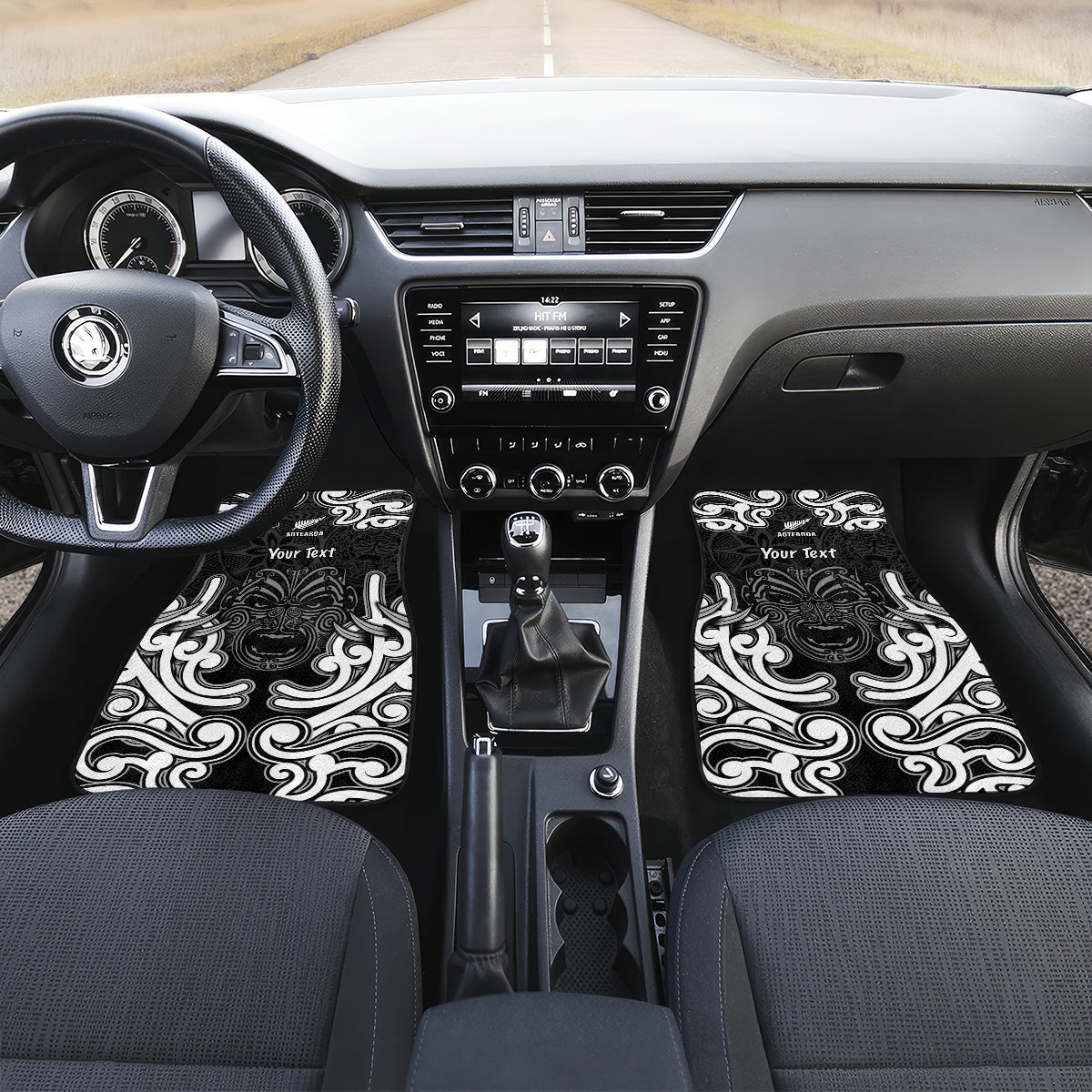 Personalised Aotearoa Car Mats Toitu Te Tiriti O Waitangi LT05 - Polynesian Pride