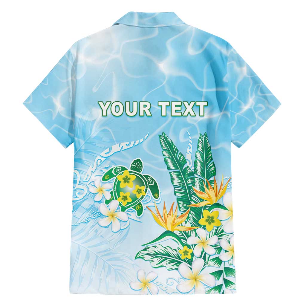 Personalised 2025 Aloha Hawaii Family Matching Off Shoulder Short Dress and Hawaiian Shirt Tropical Flowers And Honu LT05 - Polynesian Pride