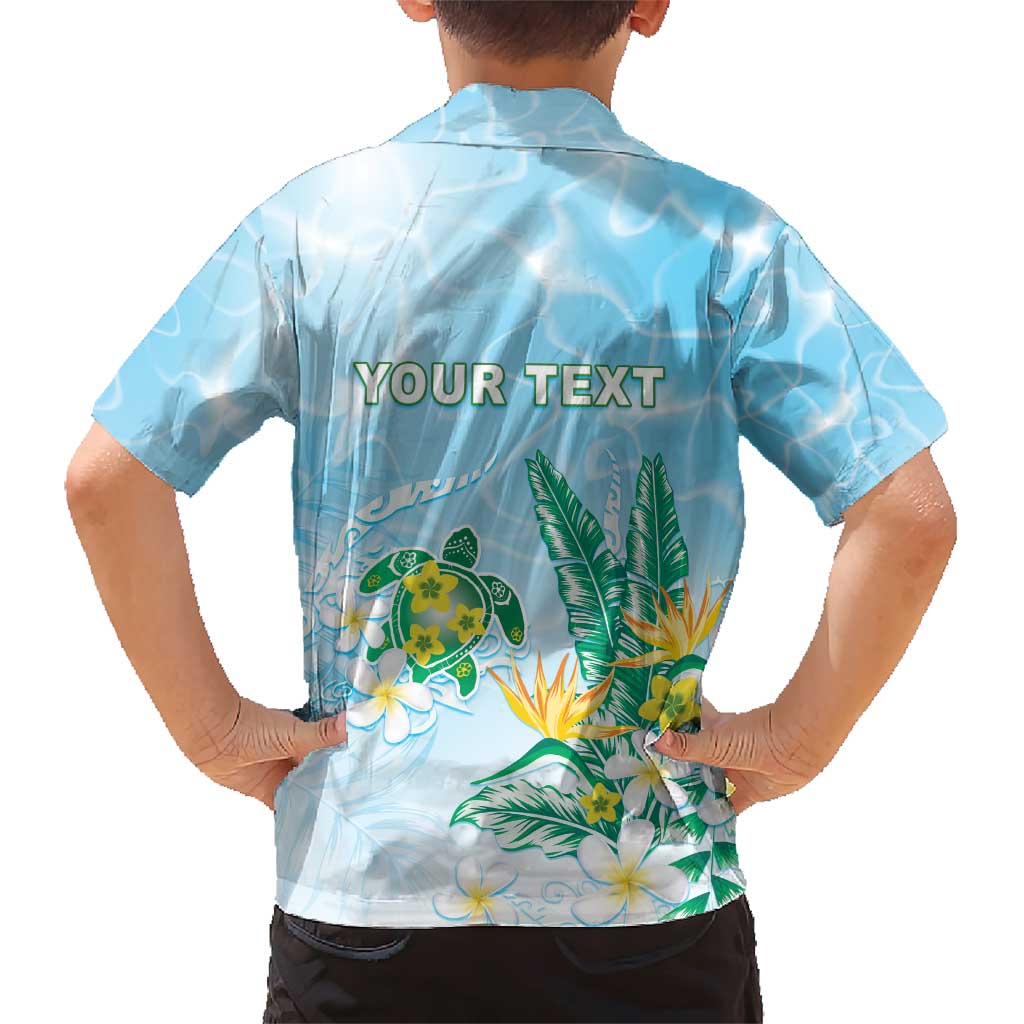 Personalised 2025 Aloha Hawaii Family Matching Short Sleeve Bodycon Dress and Hawaiian Shirt Tropical Flowers And Honu LT05 - Polynesian Pride