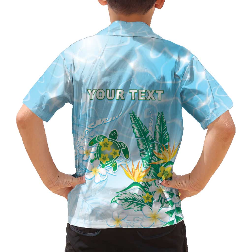 Personalised 2025 Aloha Hawaii Family Matching Tank Maxi Dress and Hawaiian Shirt Tropical Flowers And Honu LT05 - Polynesian Pride