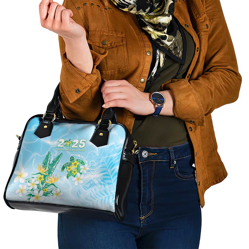 2025 Aloha Hawaii Shoulder Handbag Tropical Flowers And Honu
