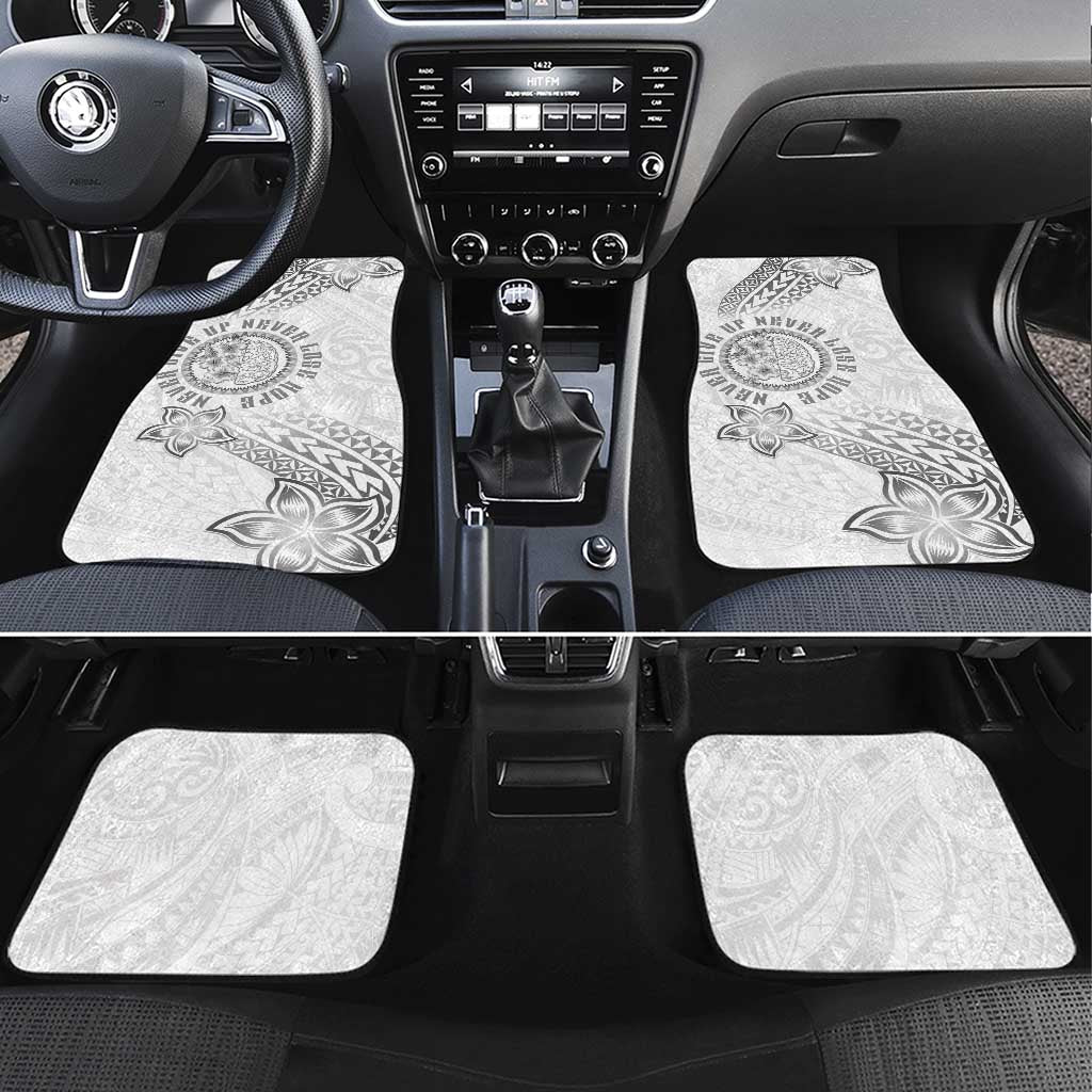 Brain Cancer Warrior Car Mats Never Give Up