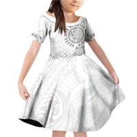 Brain Cancer Warrior Family Matching Off Shoulder Short Dress and Hawaiian Shirt Never Give Up