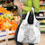 Brain Cancer Warrior Grocery Bag Never Give Up