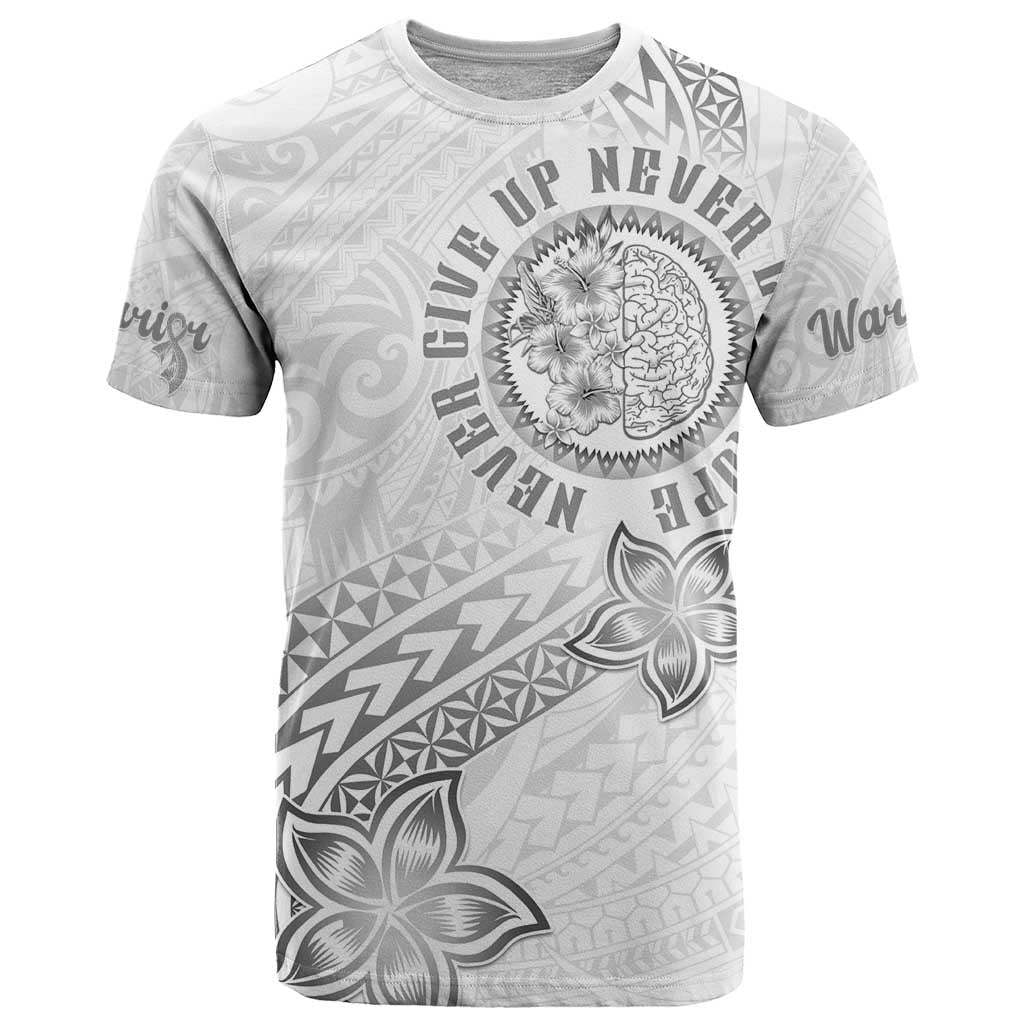 Brain Cancer Warrior T Shirt Never Give Up