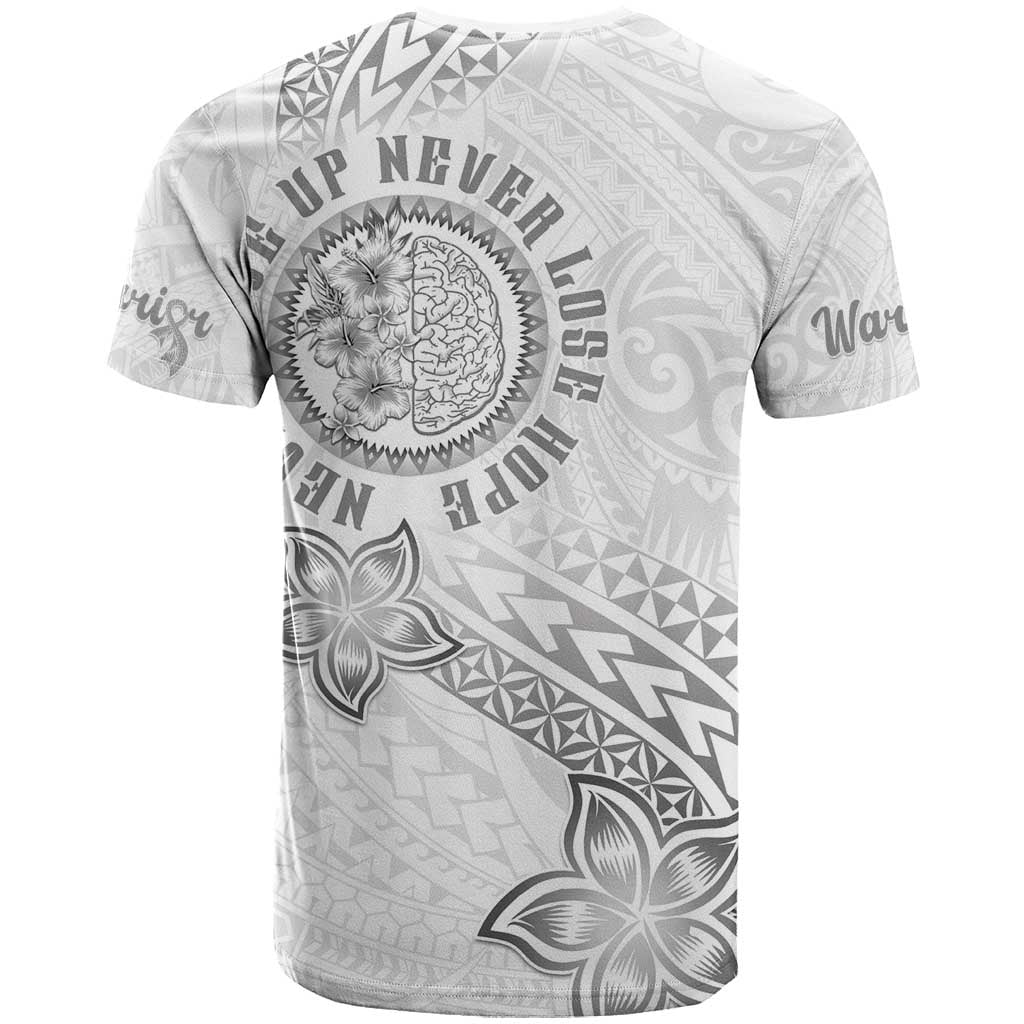 Brain Cancer Warrior T Shirt Never Give Up